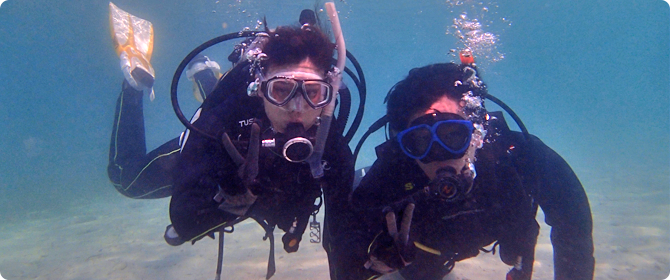 ビーチ体験ダイビング