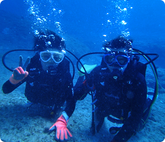 ボート体験ダイビング